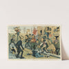The new policeman on the beat &#8211; the monopoly gang defies him! (1883) by Frederick Burr Opper