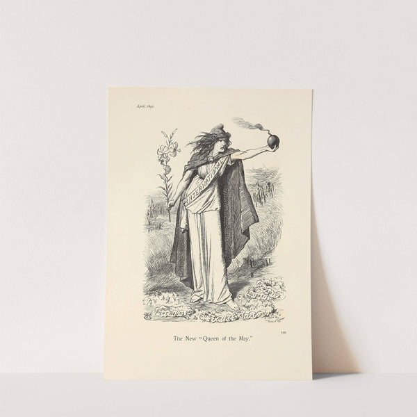 The New &#039;Queen of the May&#039; by Sir John Tenniel