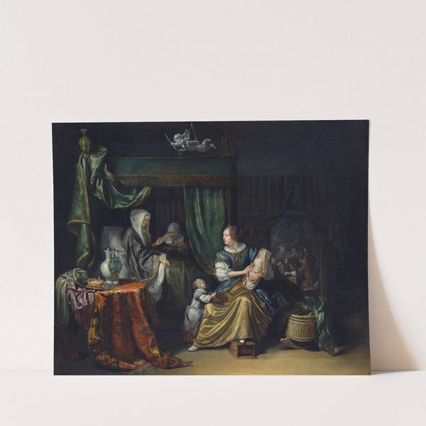 The Newborn Baby (1675) by Matthijs Naiveu