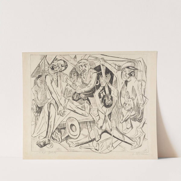 The Night (1919) by Max Beckmann