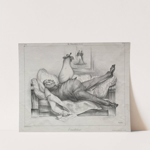 The Nightmare (1832) by Honoré Daumier