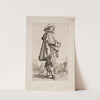 The Nobility of Lorraine – Gentleman with Hands Clasped (1620–1623) by Jacques Callot