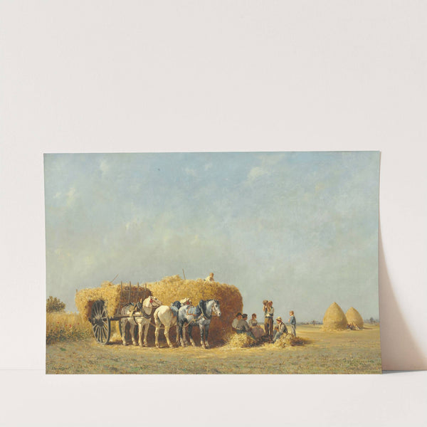 The Noonday Meal by Jules-Jacques Veyrassat