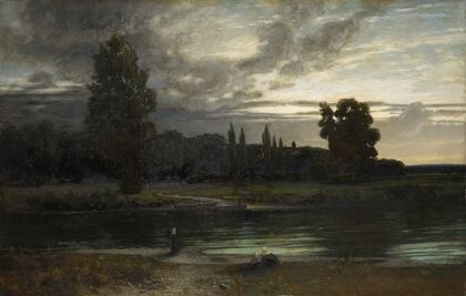 The Nunnery Fahr near Zurich at the River Limmat