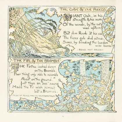 The Oak and the Reeds, The Fir and the Bramble