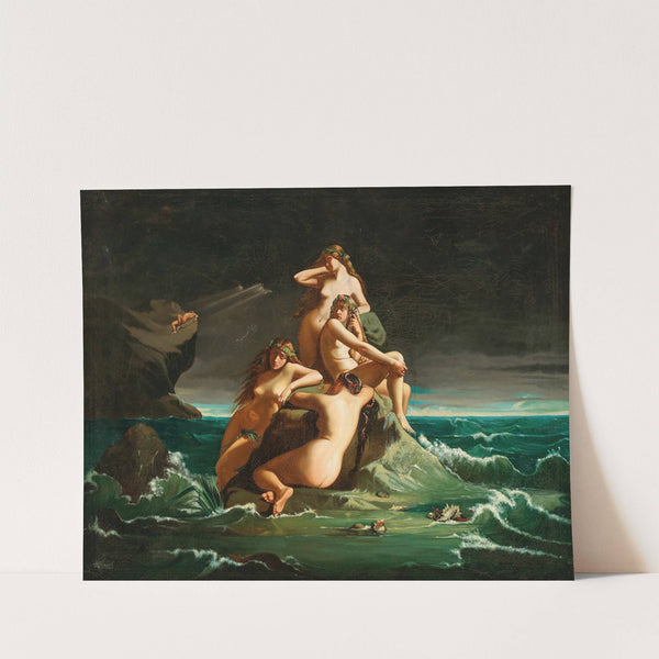 The Oceanids lament the fate of Prometheus by Spanish School