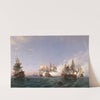 The Öland, Fighting with English Men-of-War in 1704 by Albert Berg
