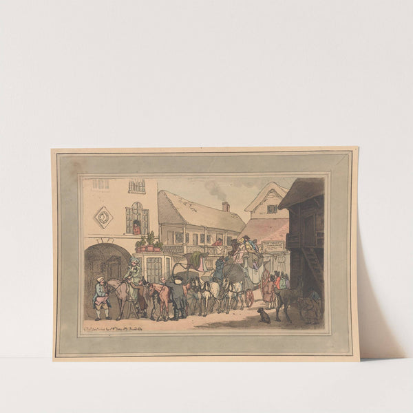 The Old Angel Inn at Islington (1793) by Thomas Rowlandson