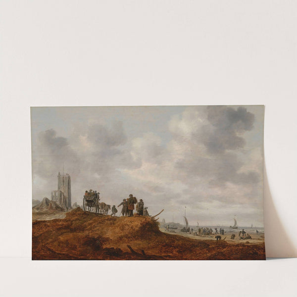 The Old Church at Egmond aan Zee by Jan van Goyen