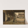 The Old Cloister in Lier (1871) by Willem Linnig the Younger
