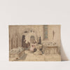 The Old Curiosity Shop; Little Nell in the church (1840) by George Cattermole