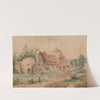 The Old Curiosity Shop; The old church (1840) by George Cattermole