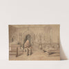 The Old Curiosity Shop; The old man in the church (1840) by George Cattermole