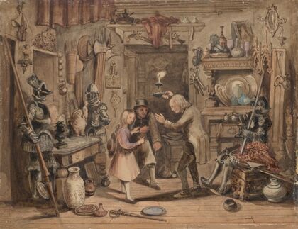 The Old Curiosity Shop; The shop. (1840)