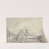 The old harbour of Nijmegen (1812) by Gerrit Lamberts