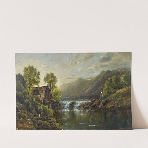 The Old Mill Stream (1880) by Edmund Darch Lewis