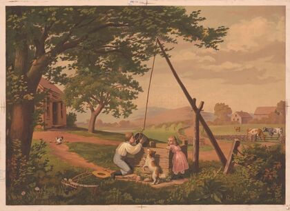 The old oaken bucket (1875)