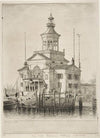 The Old Revenue Office, Whitehall, from ‘Scenes of Old New York’ (1870)