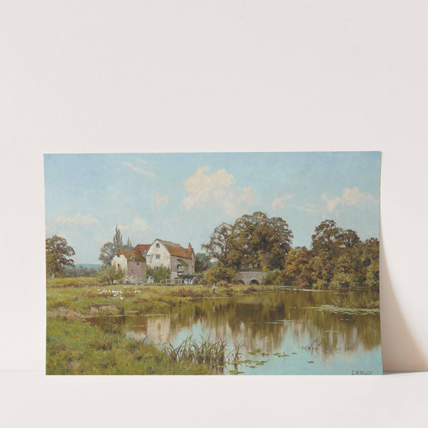 The Old Watermill by Edward Wilkins Waite,