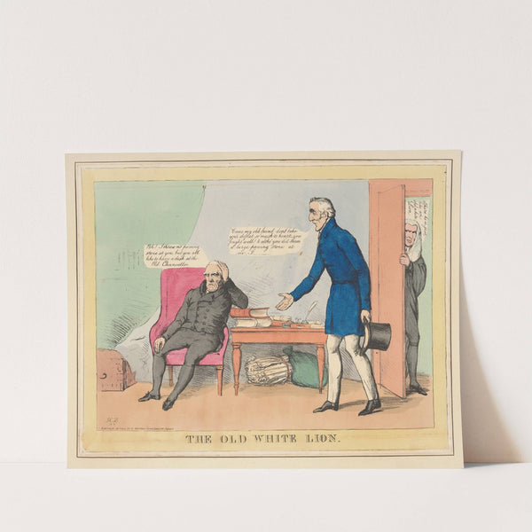 The old white lion (1829) by John Doyle