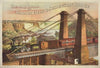 The only rout via Niagara Falls & Suspension Bridge (1876)