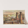 The only rout via Niagara Falls &#038; Suspension Bridge (1876) by Clay, Cosack &amp; Co.