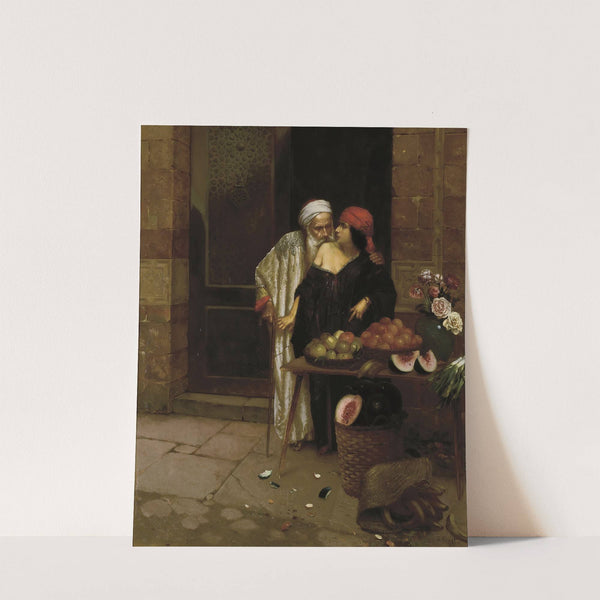 The Orange Seller by Rudolf Ernst
