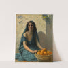 The orange seller by François Alfred Delobbe