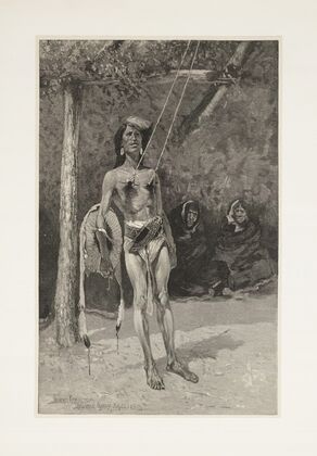 The ordeal in the sun dance among the Blackfeet Indians (1890)