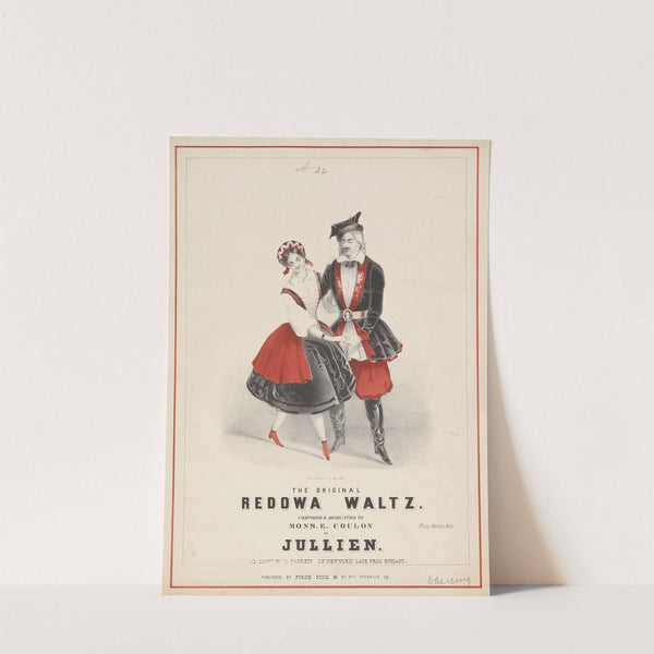The original Redowa waltz (1840-1850) by W. Endicott & Co.