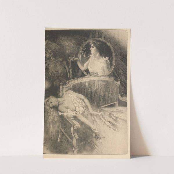 The oval portrait by Louis Legrand