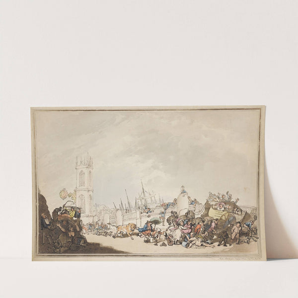 The overdrove ox (1787) by Thomas Rowlandson