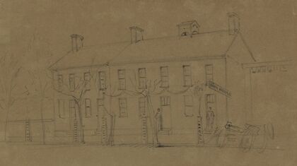 The Owen’s House, Wash. D., 1865, assassination of Lincoln