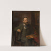 The Painter Albert De Vriendt by Edouard De Jans
