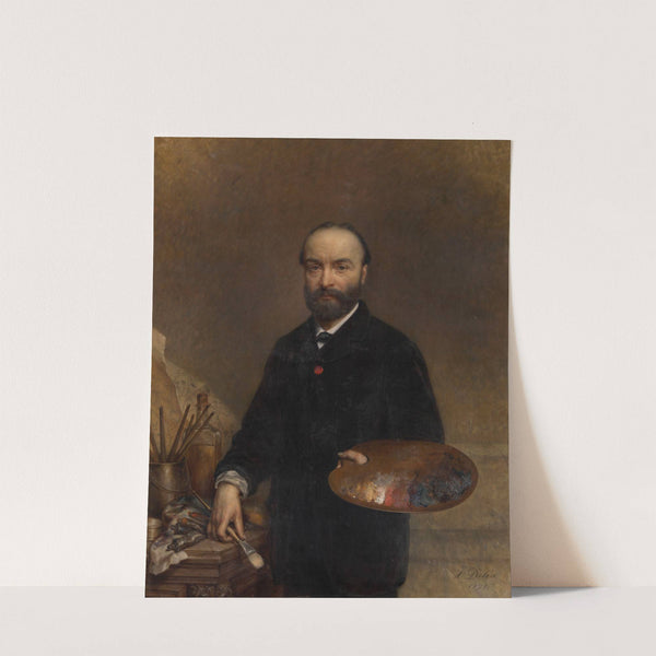 The Painter Charles Verlat (1891) by Jozef Delin