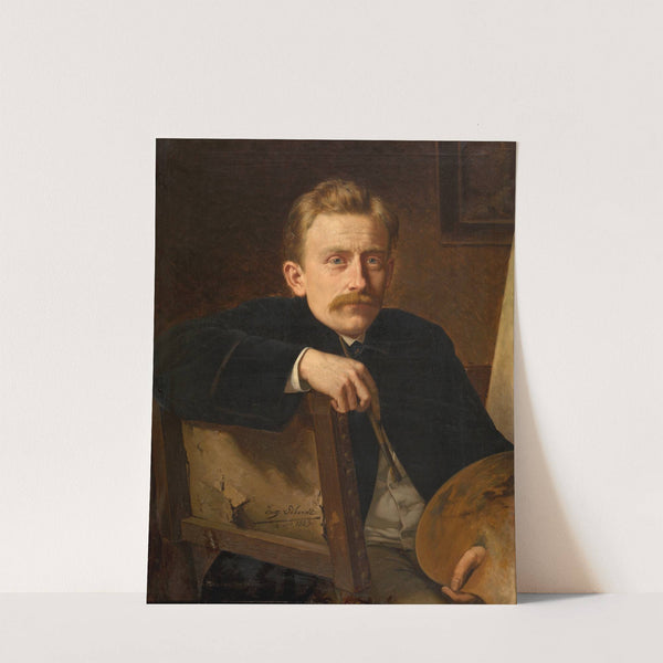 The Painter Hippolyte Van Soom by Eugène Siberdt