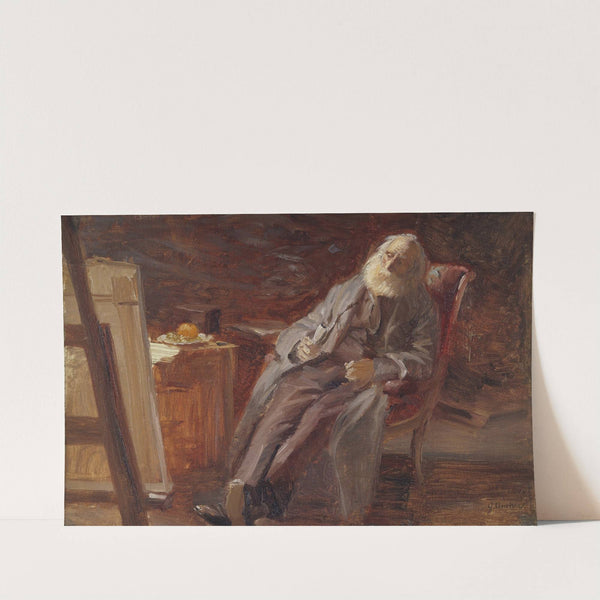 The Painter Vilhelm Kyhn Smoking his Pipe (1903) by Anna Ancher