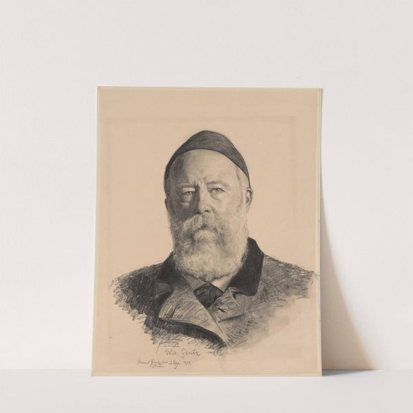 The Painter Wilhelm Gentz, Father of Ismaël, from Berlin (1889) by Ismaël Gentz