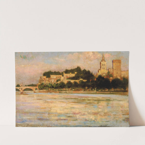 The Palace of the Popes and Pont d&#039;Avignon by James Carroll Beckwith