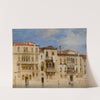 The Palazzi Manolesso-Ferro, Contarini-Fasan and Venier-Contarini on the Grand Canal, Venice by Richard Parkes Bonington