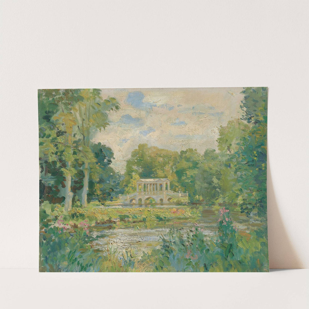 The Palladian Bridge, Wilton House by Wilfrid Gabriel de Glehn