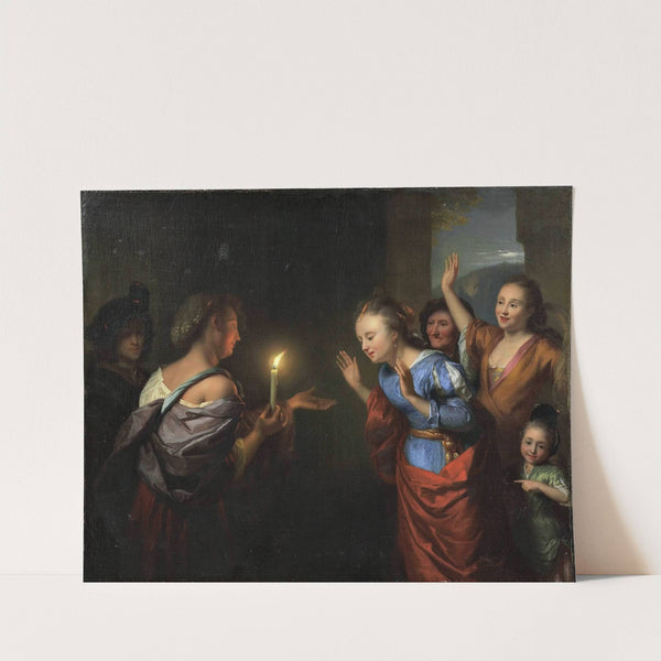 The Parable Of The Lost Piece Of Silver by Godfried Schalcken