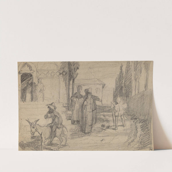 The Parable of the Miller and the Donkey (c. 1859) by Elihu Vedder