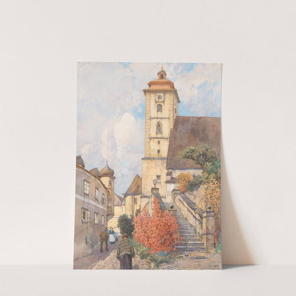 The parish church in Grein by Fritz Lach