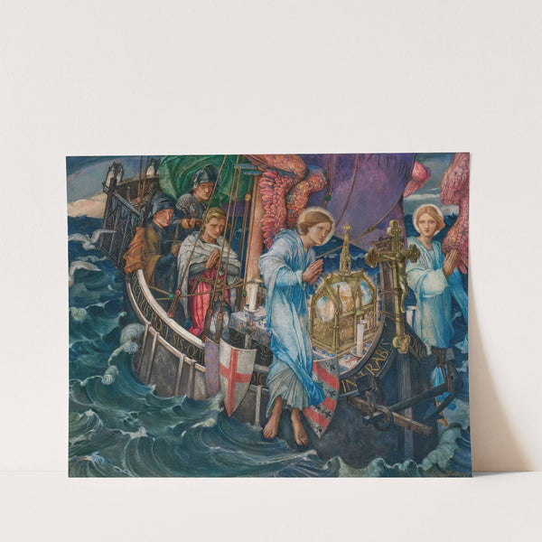 The Passage of the Holy Grail to Sarras by Edward Reginald Frampton