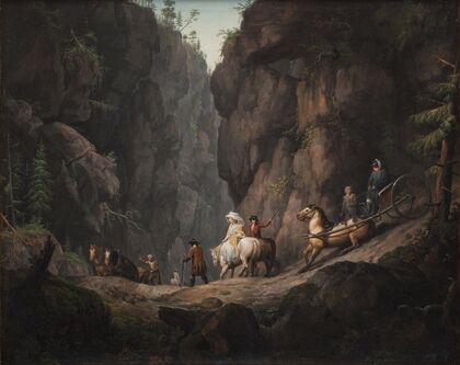 The Passage through Krokkleven near Ringerike in Norway (1788 – 1789)
