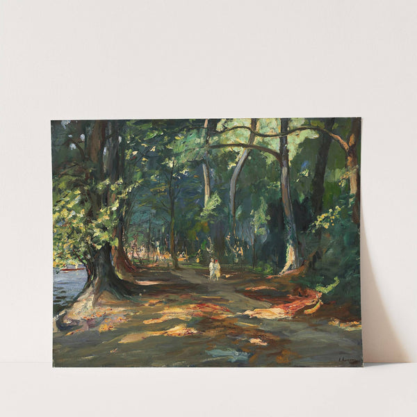 The path by the river, Maidenhead by Sir John Lavery