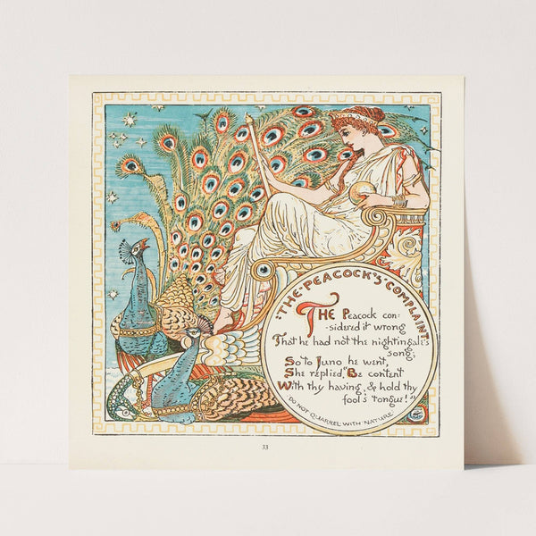 The Peacock’s Complaint (1908) by Walter Crane