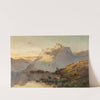 The peaks of the Western Highlands by Alfred de Bréanski