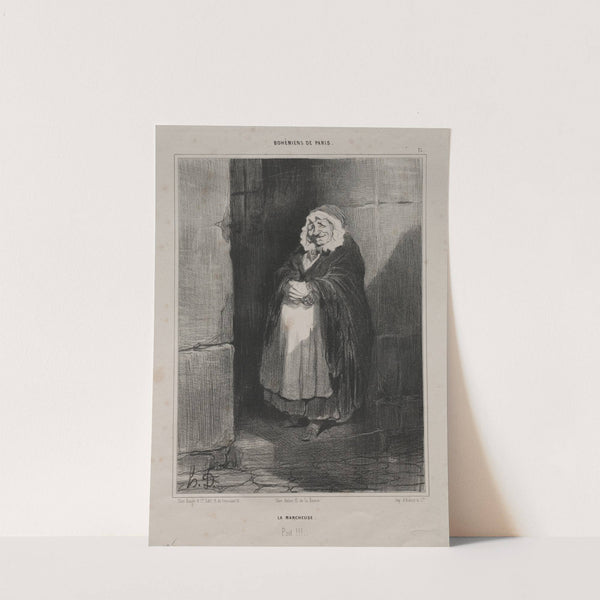 The Pedestrian (1841) by Honoré Daumier